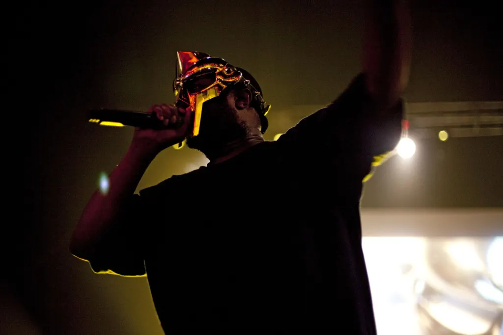 MF DOOM performing at Brixton Academy, London